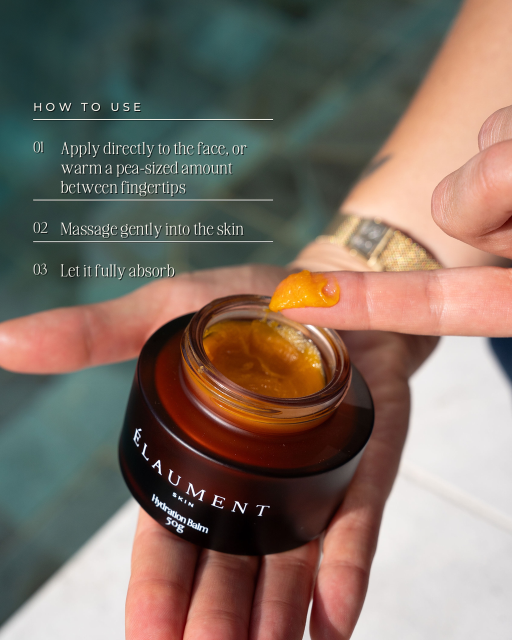 How to use the Hydration Balm