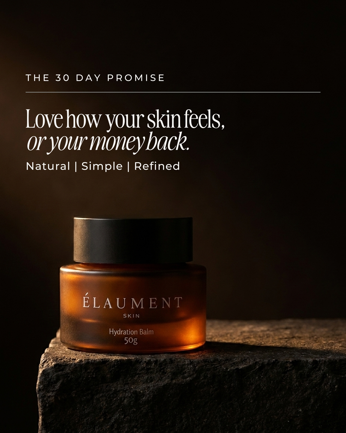 Hydration Balm 30 day money-back promise