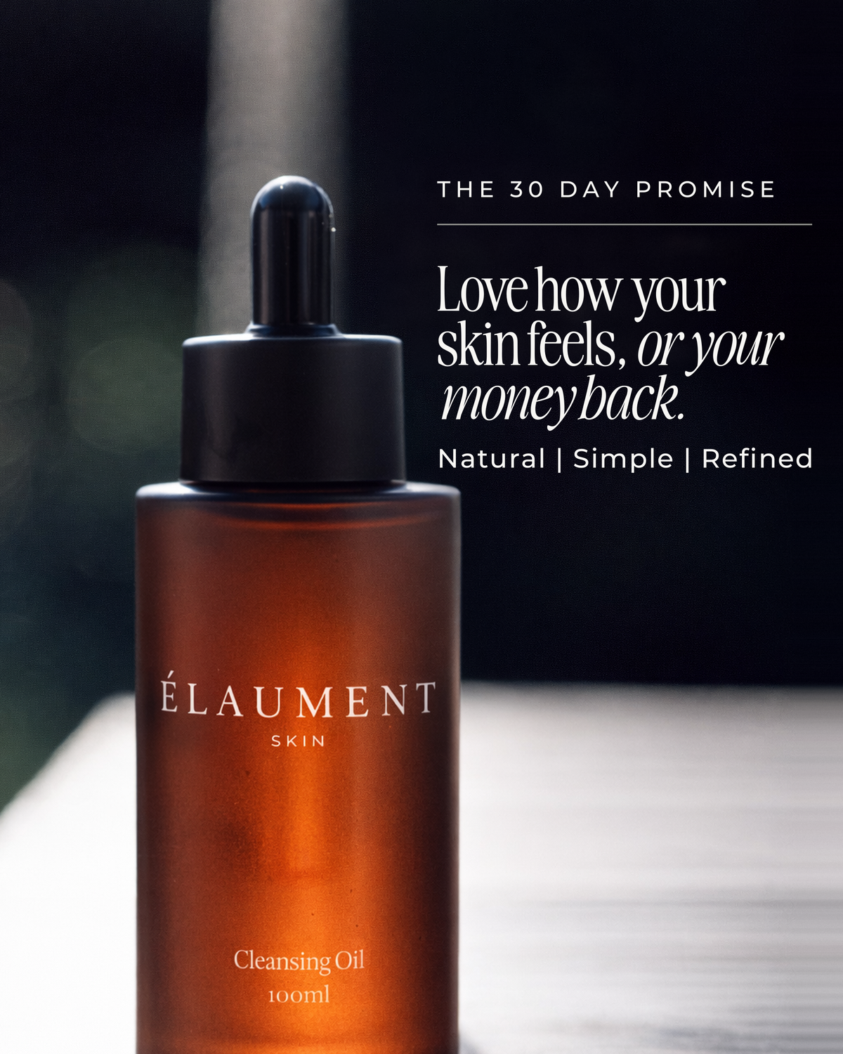 Cleansing Oil 30 day money-back promise