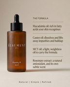 Cleansing Oil formula and ingredients